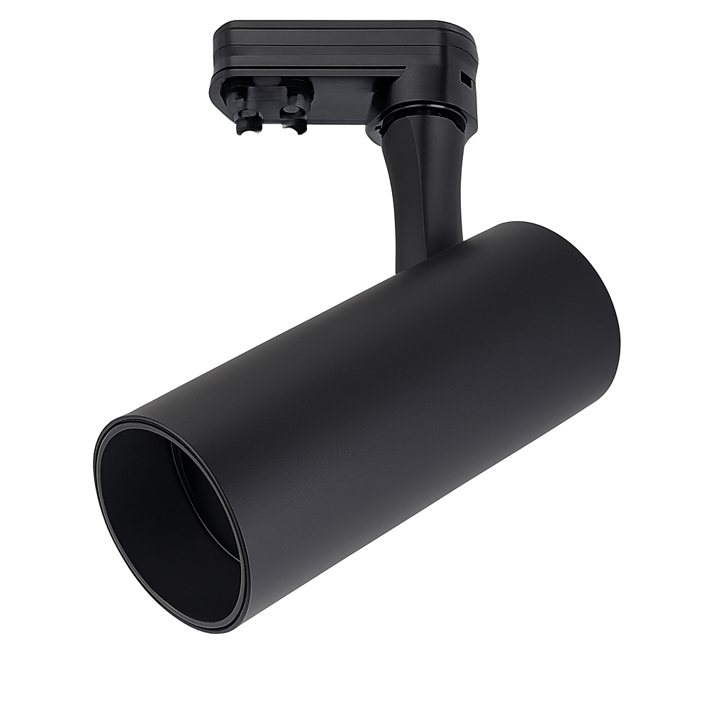 Foco Riel GU-10 BY-G1207 Negra 2 Líneas 110*55 Aluminio (2)