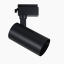 Foco de Riel GU-10 TS42C Recesado BK Dos Fases Negro AL 65X165 mm (2)