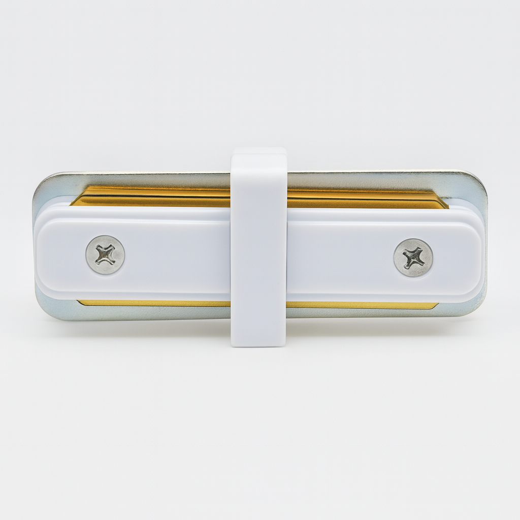 Conector Unión para Riel 2 Contactos T21D06 Blanco (2)