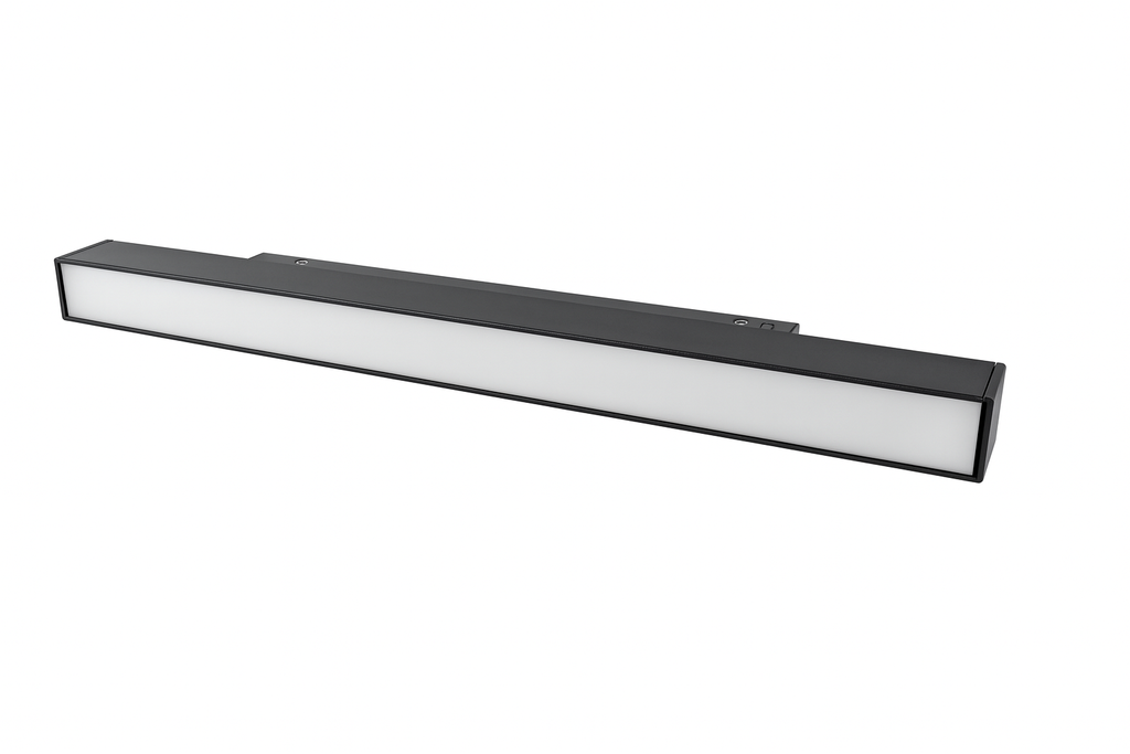 Lampara Magnética Riel 14W 3000K TX2240S-14 260mm 48v Difusor BK ULTRA NEGRO (2)