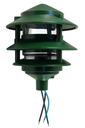 Lampara de Jardín Pagoda 3T JT-15301A GR Verde E-27 1/2 Sin Nipple (2)