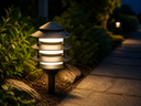 Lampara de Jardín Pagoda 4T E-27 JT-15224-FG Verde 1/2 NPT Con Niple de 1 FT y Puya (3)