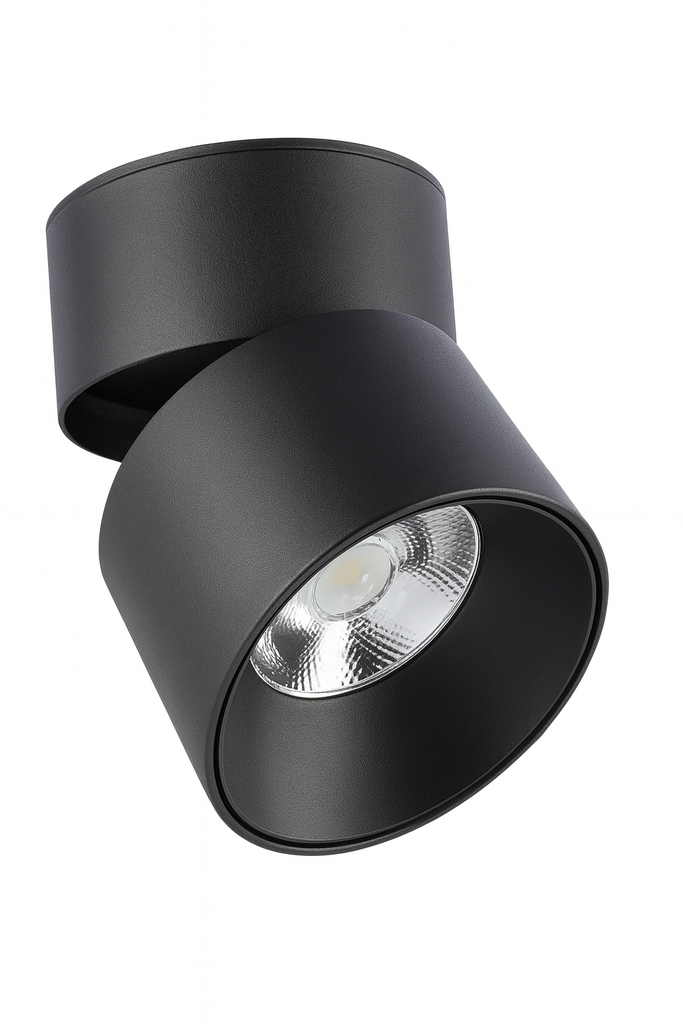 Foco Superficie Basculante 10w 3000K LDG2920B-10 BK 600LM 72 X 132 mm EVOLIGHT (2)