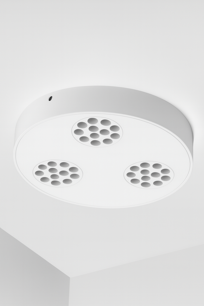 Lámpara Superficie 30w 4100K DOTS BY-X103 Negra Ultrafina 300x39mm 100-245v 60hz Negro Plano 36º (2)