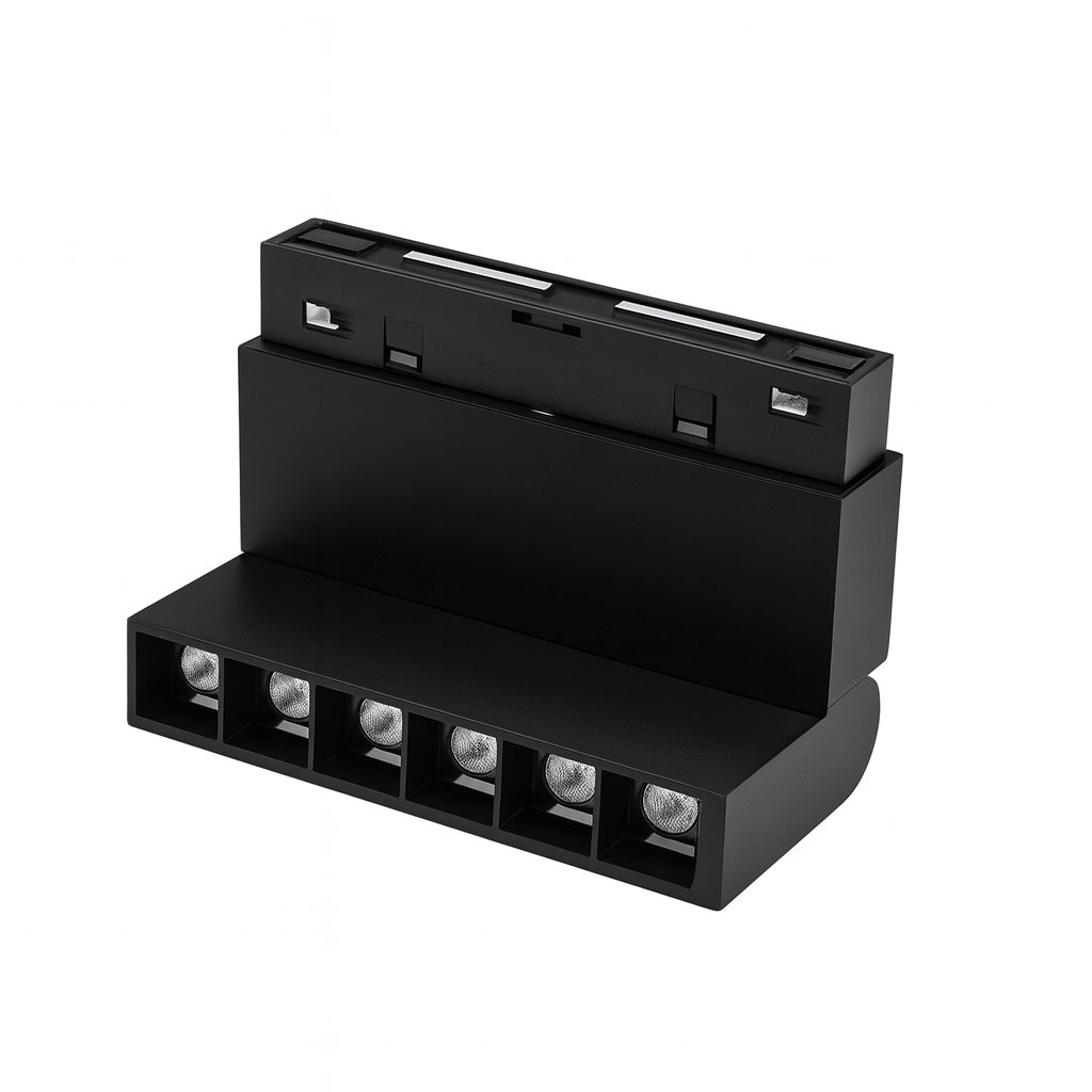 Foco Magnético de Riel 6W 3000K LZ-GDZD6*1 115 mm 15º 48 v Recesada Basculante (2)