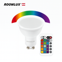 Bombillo 5W RGB GU-10 B05596 110-130V C/ Control Remoto ROOMLUX (2)