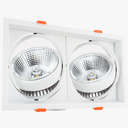 Empotrable LED 40w 4000K 3" 2X20W LCG-0130-2 Blanco COB EVOLIGHT (2)