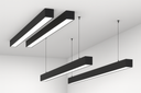 Lámpara Suspendida 30w 3000k LZ-BGD1200 Lineal Negra 120° 85-265V 1200X40X70 (2)