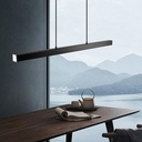 Lampara Suspendida Recesada 36W 4100K Lineal Dimiable Negro 0-10v 38° 85-265V 1200X50x70 (3)