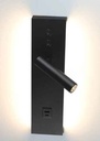 Aplique 12w LCG1210FC Multi Función Negro con Puertos USB y C-USB 2.1amp 5v (4)