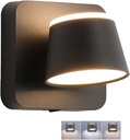 Aplique 7W 3000K LBD0840-7 BK Negro 120*145 100-240V EVOLIGHT (2)