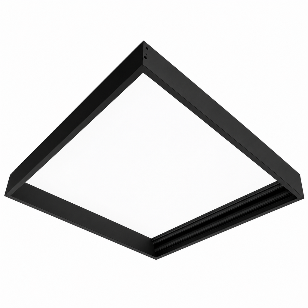 Base de Superficie Negra PVC 50 CNT para Panel 605 X 605 (2X2) KIT (2)