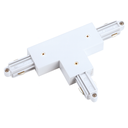 Conector para Riel T 2 Líneas (Dos Fases) Blanco (2)