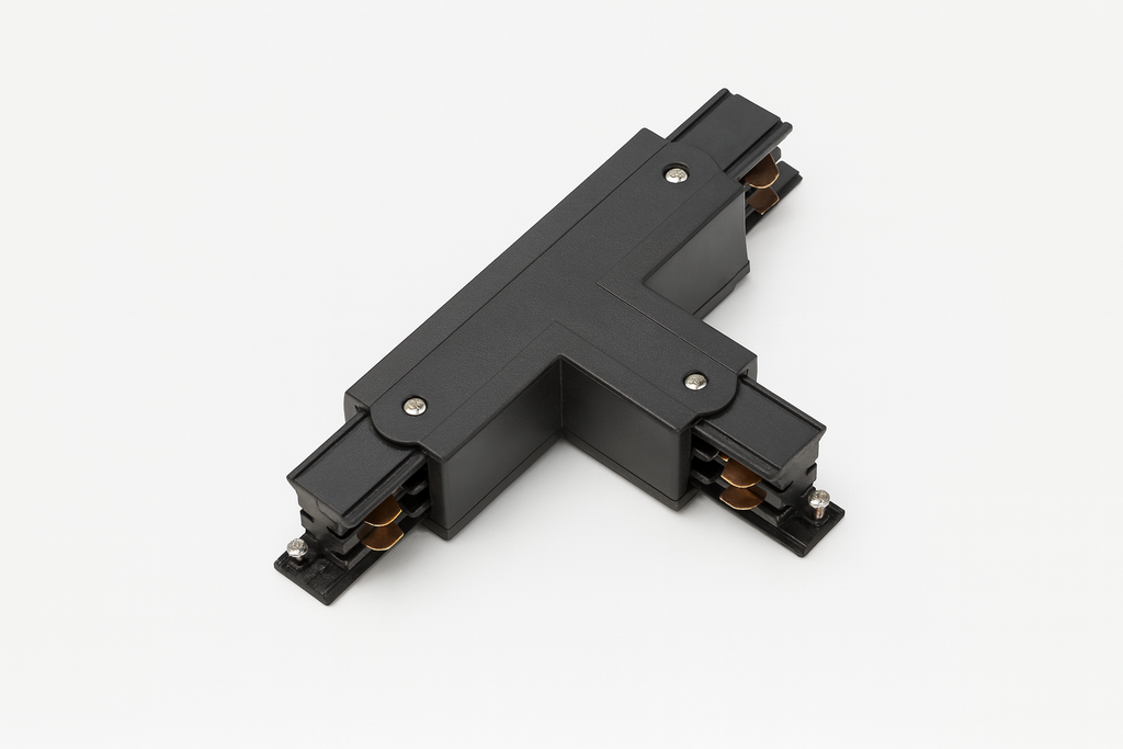 Conector para Riel T 3 Fases CS25-3 Negro (2)
