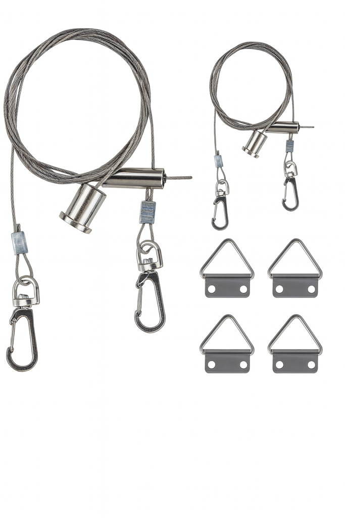 Kit de Suspensión Niquelada con Cable de 1.5 MT VAN (2)