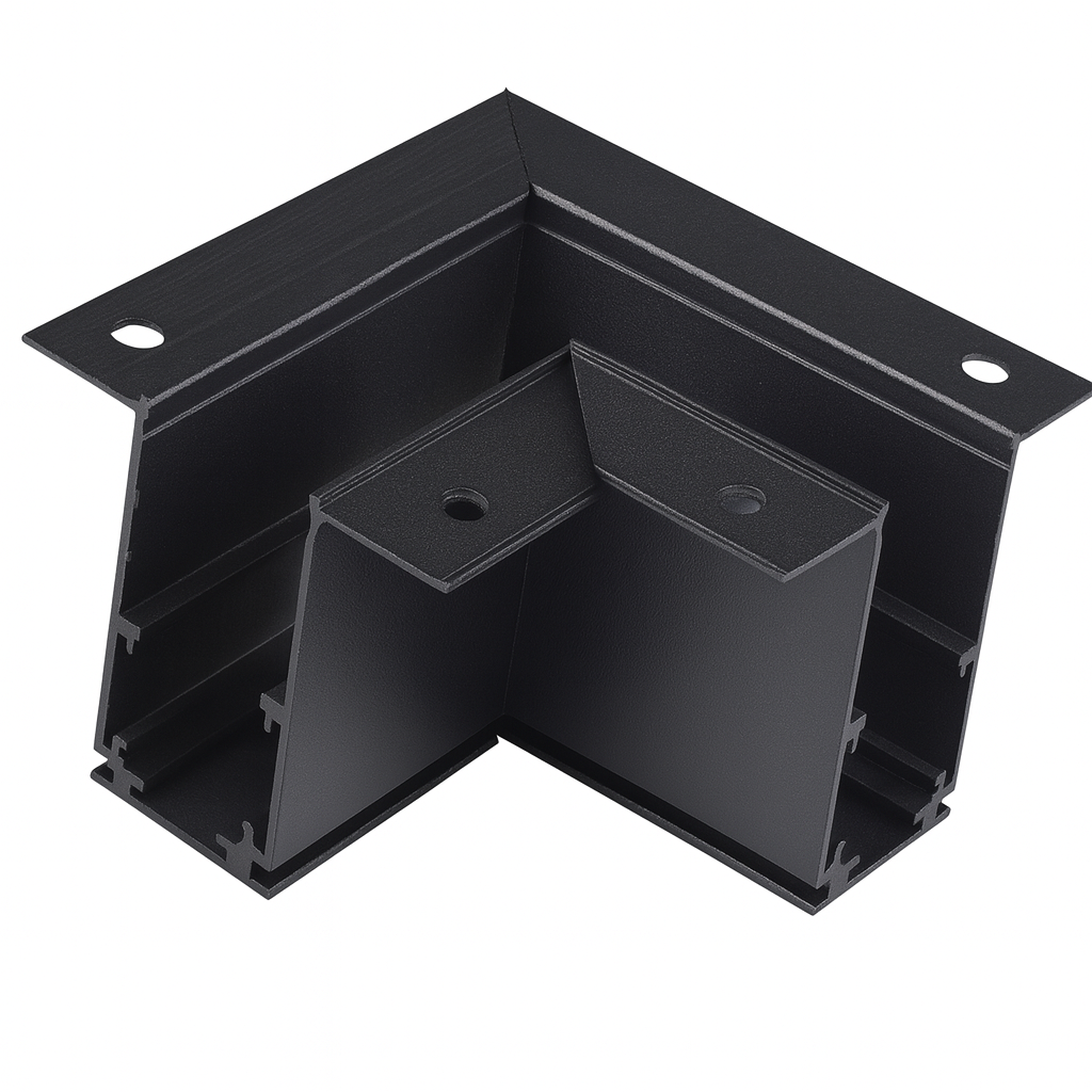 Conector CURVO 90º Magnético para Masillar 100*70 (2)