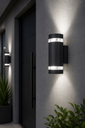 Aplique E-27 GS65R-2 BK UP-Down 235*101*95 Negro Redondo EVOLIGHT IP-65 (4)