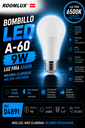Bombillo 9W 6500K E-27 A-60 110-265V B15580 ROOMLUX