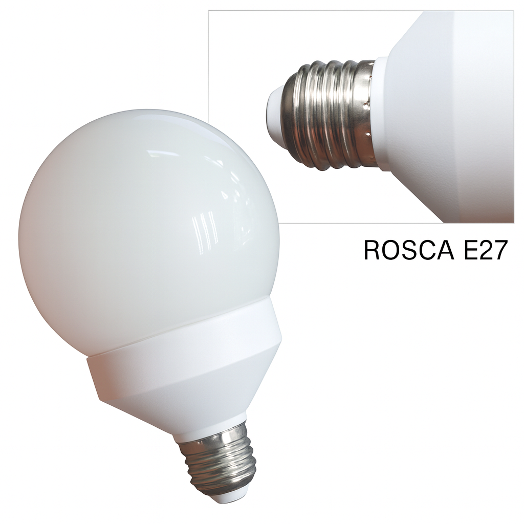 Bombillo 15w 6500k E-27 fluorescente T/GLOBO 15W L/Dia FU0032 20/10