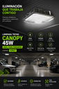 Lámpara de Techo Canopy 45w 5000K IP65 LX 100-277v 300*300*13 130 lm/w para Parqueos
