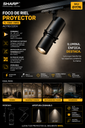 Foco de Riel Proyector SHARP TL-1080-/SB02 AC110/220V para Riel 2
