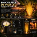 Empotrable de piso 10w 1200k JT-15660 aluminio 75*82mm DBZ 85-265V 