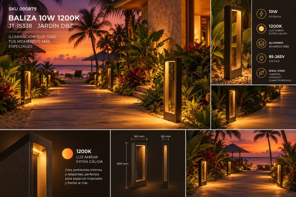 Baliza de Jardín 10W 1200K JT-15338 – DBZ