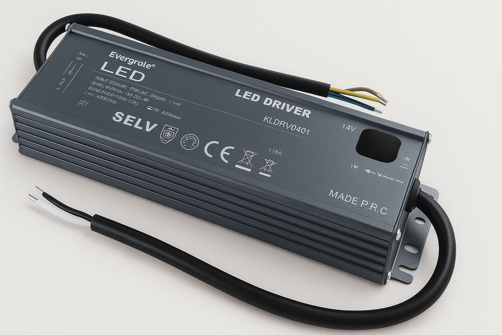 Driver 150W 12v 12.5 amp IP-67 AC-85-265v (fuente de alimentación led) ELECLUZ