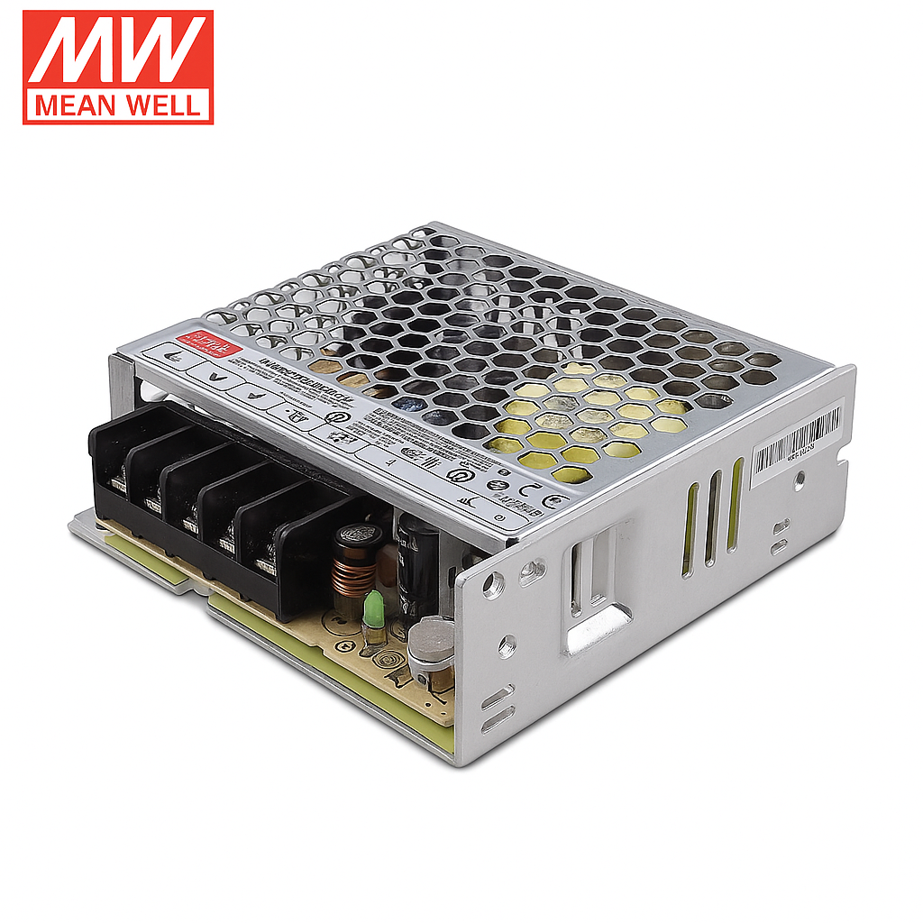 Driver 75W 12v LRS-75-12v 6Amp 100-240v MEAN WELL