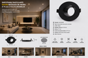 Empotrable Basculante D27350 Recesada BK Negra O 75 mm (110")"