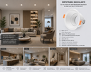 Empotrable Basculante GU-10 TS119 PC WH Recesada Blanca 80 MM (94*45) PC EVOLIGHT