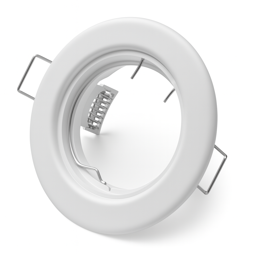 Empotrable GU-10 TS53 WH Ø Blanca Ø 60 mm (80*31) de acero EVOLIGHT