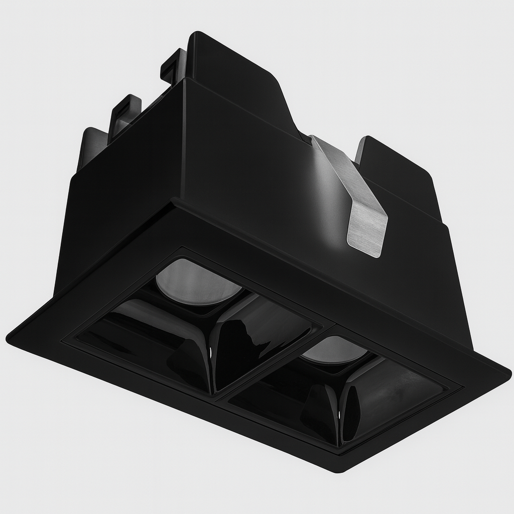 Empotrable lineal DOTS 4w 3000k 67X37mm BLANCO/NEGRO 15° recesada 85-265V LZ-XD600