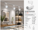 Foco Riel 5W LCT6120-5 WH LED 5000K Blanco EVOLIGHT