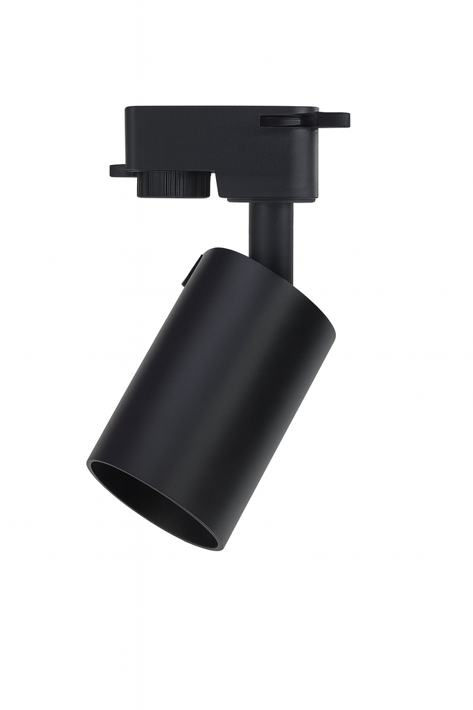 Foco de riel GU-10 TG04 BK NEGRO 2 LINEAS EVOLIGHT