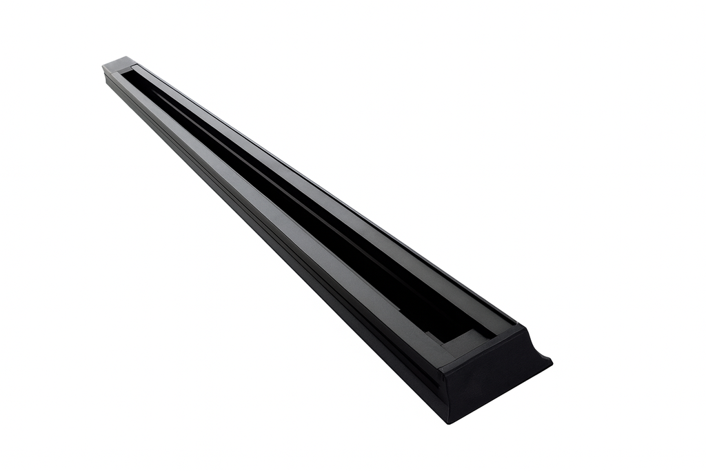 Riel 2Mts T2120D BK 2 contac. NEGRO BK