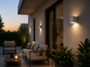 Aplique 3W 3000K LCW1220-3 Cubo WH Pared LED Blanco 100-240V EVOLIGHT IP-65