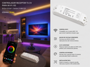 Controlador Receptor T3-CV para WI-FI-103 DC5V-CD24V Salida 216W/12V LTECH