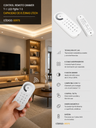 Control Remoto Dimmer T-1 LED para T-3 Capacidad de 8 Zonas LTECH