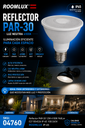 Reflector PAR-30 12w 4100K 960Lm E27 B54526 IP-65 100/265V IP-65 ROOMLUX
