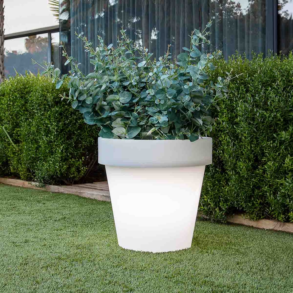 Maceta LED PE RBG-6050F  (tarro)