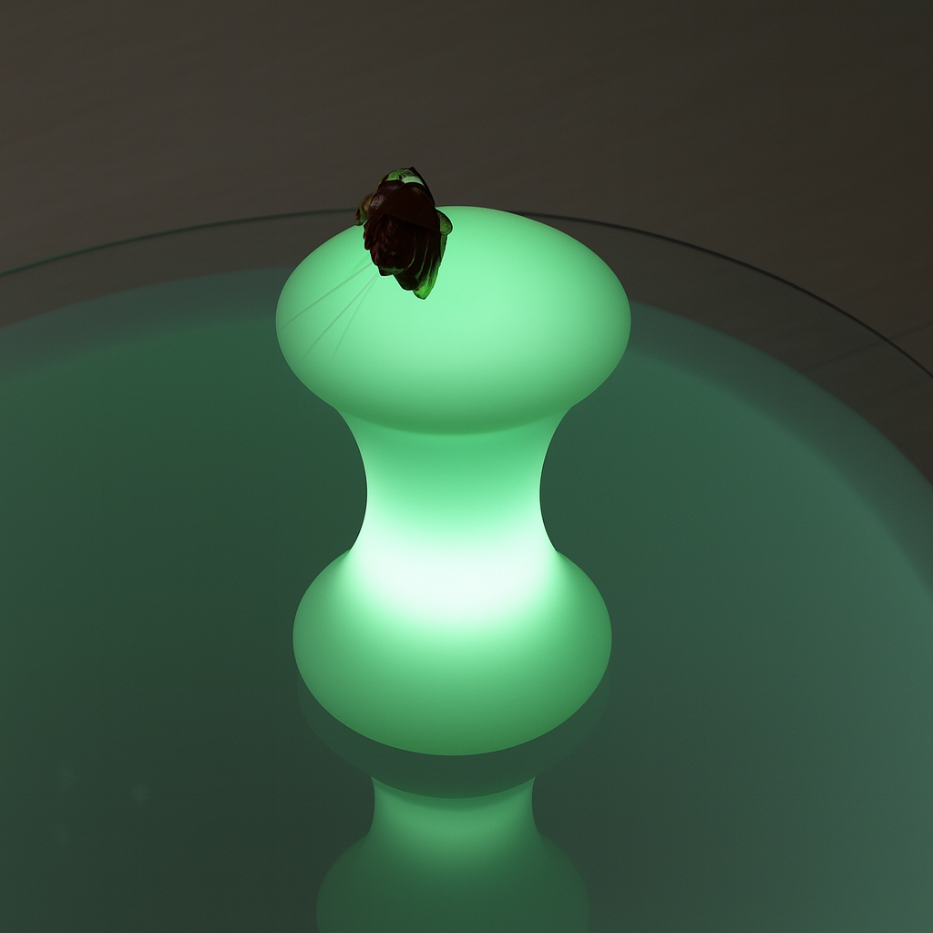 Lampara de mesa LED PE RGB  IP68 PBB-1619 16*19cm