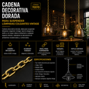 Cadena Decorativa Dorada 70070
