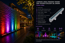 Lampara Lineal RGB/DMX 1000MM 24W 110/240V EVOLIGHT de Jardín (outlet)