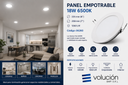 Panel Empotrable 18W 6500K 225mm (8¨) 208 mm (7¨) 1260 lm B29705 ROOMLUX
