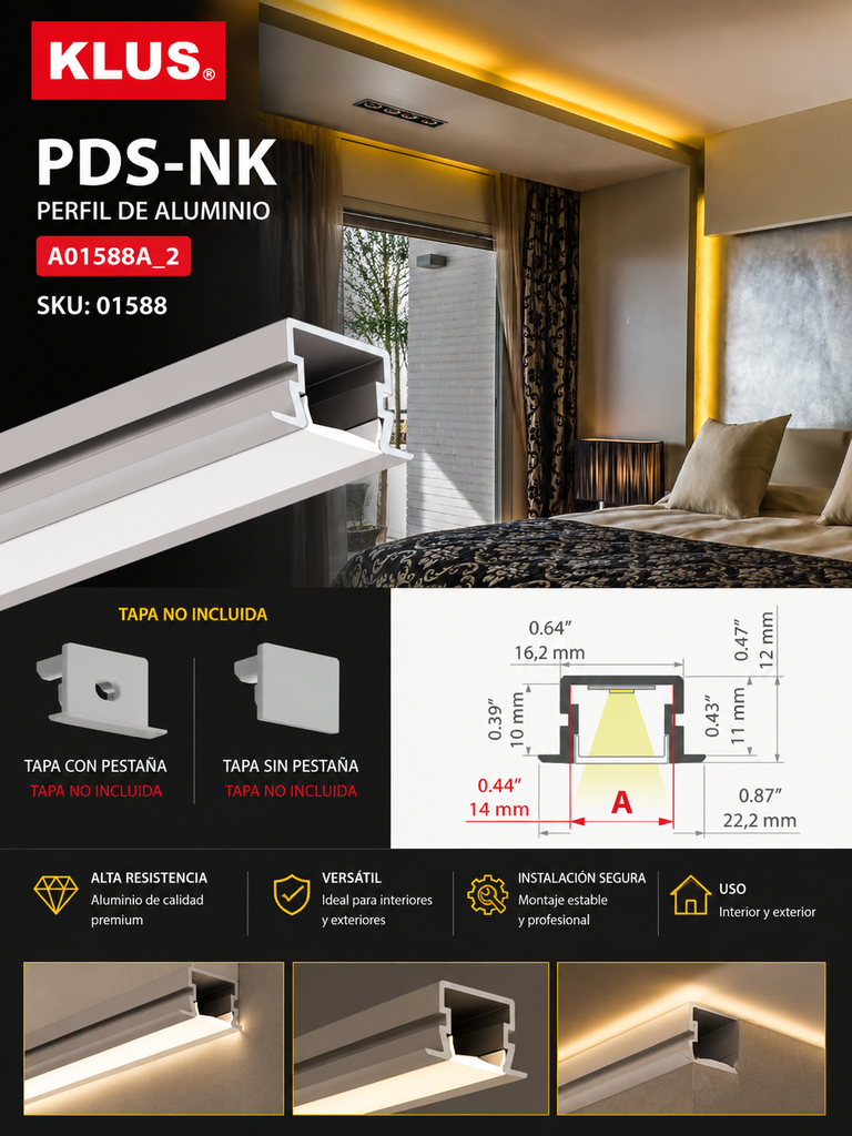Perfil A01588A_2 PDS-NK , KLUS
