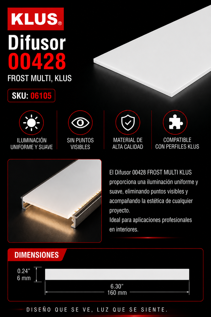 Difusor 00428 FROST MULTI, KLUS