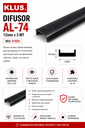 Difusor AL-74 12mm x 3 MT para AL-74