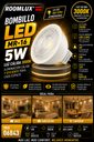 Bombillo 5W 3000K MR-16 B03520 12V 38º 400 lums ROOMLUX