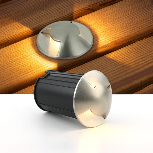 [06784] Empotrable de piso 3w indirecta 2700K doble 35*95 mm acero inoxidable IK-8 85-265V IP-65